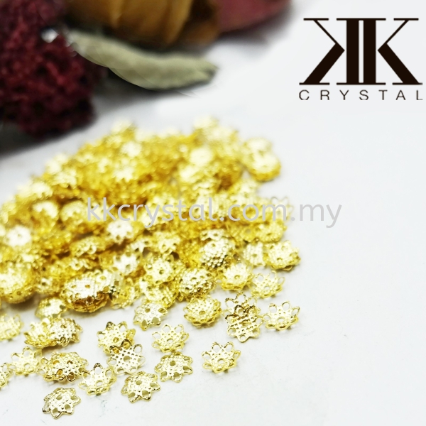 Beads Cap, X338/1, 6mm, Gold Plating, 381037 Beads Cap (Kelopak)   Jewelry Findings Kuala Lumpur (KL), Malaysia, Selangor, Klang, Kepong Wholesaler, Supplier, Supply, Supplies | K&K Crystal Sdn Bhd