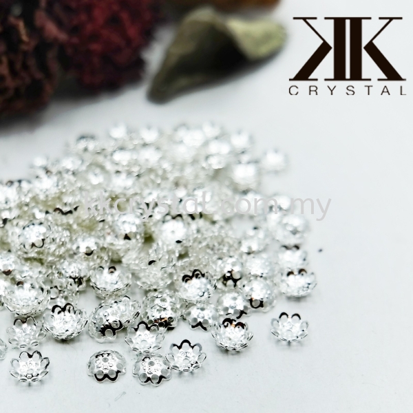 Beads Cap, X338, 6mm, Silver Plating, 338021 Beads Cap (Kelopak)   Jewelry Findings Kuala Lumpur (KL), Malaysia, Selangor, Klang, Kepong Wholesaler, Supplier, Supply, Supplies | K&K Crystal Sdn Bhd