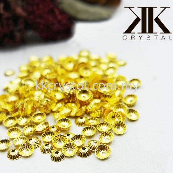 Beads Cap, P110201, 5mm, Gold Plating, 110233 Beads Cap (Kelopak) Jewelry Findings Kuala Lumpur (KL), Malaysia, Selangor, Klang, Kepong Wholesaler, Supplier, Supply, Supplies | K&K Crystal Sdn Bhd
