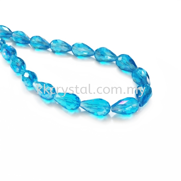 Crystal China, Teardrop 10mm, B53 Aquamarine AB Teardrop 10mm Beads Kuala Lumpur (KL), Malaysia, Selangor, Klang, Kepong Wholesaler, Supplier, Supply, Supplies | K&K Crystal Sdn Bhd
