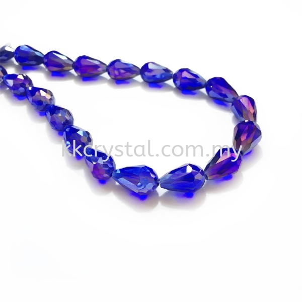 Crystal China, Teardrop 10mm, B57 Cobalt AB Teardrop 10mm Beads Kuala Lumpur (KL), Malaysia, Selangor, Klang, Kepong Wholesaler, Supplier, Supply, Supplies | K&K Crystal Sdn Bhd