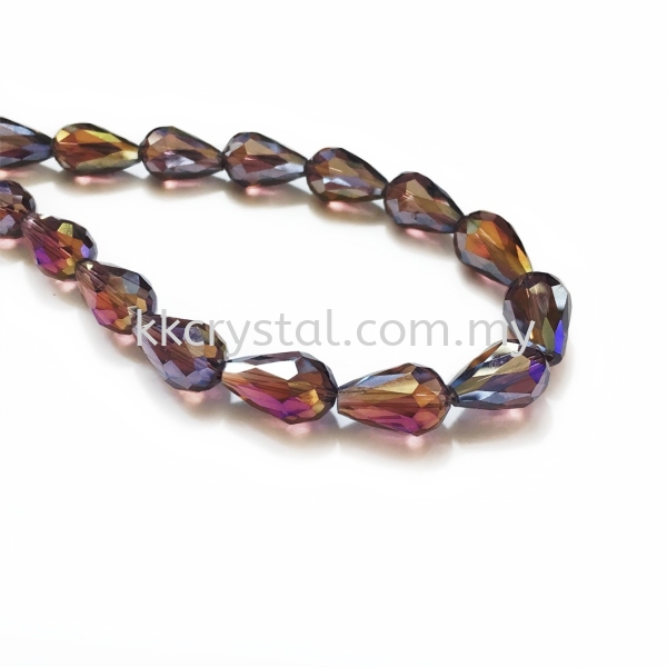 Crystal China, Teardrop 10mm, B61 Amethyst AB Teardrop 10mm Beads Kuala Lumpur (KL), Malaysia, Selangor, Klang, Kepong Wholesaler, Supplier, Supply, Supplies | K&K Crystal Sdn Bhd