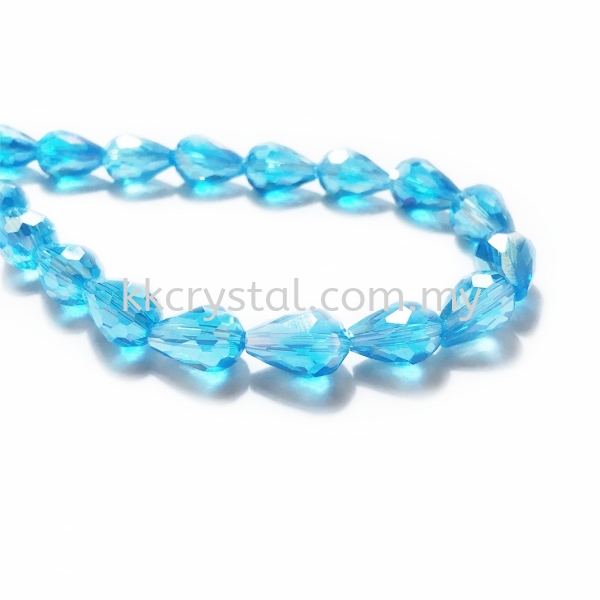 Crystal China, Teardrop 08mm, B53 Aquamarine AB Teardrop 08mm Beads Kuala Lumpur (KL), Malaysia, Selangor, Klang, Kepong Wholesaler, Supplier, Supply, Supplies | K&K Crystal Sdn Bhd