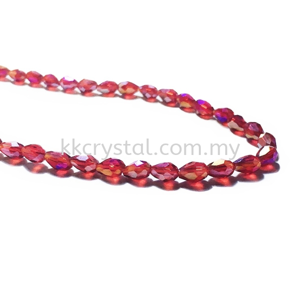 Crystal China, Teardrop 04mm, B45 Light Siam AB Teardrop 04mm Beads Kuala Lumpur (KL), Malaysia, Selangor, Klang, Kepong Wholesaler, Supplier, Supply, Supplies | K&K Crystal Sdn Bhd