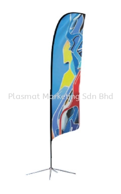 FLAG BANNER 5METER (SF5A) - KNIFE SHAPE