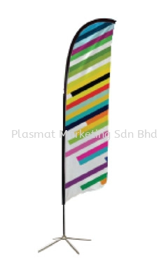 FLAG BANNER 3METER (SF3A) - KNIFE SHAPE