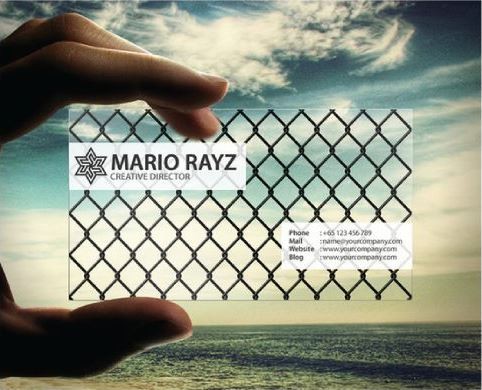 Transparent Name Card