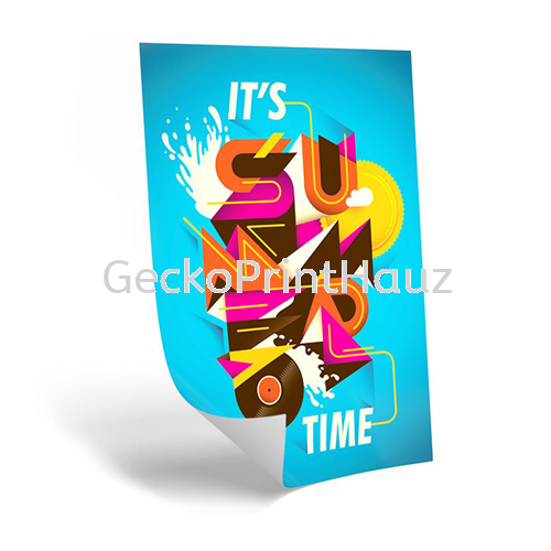  Poster Inkjet Printing Selangor, Seri Kembangan, Malaysia, Kuala Lumpur (KL) Service, Supplier, Supply | Gecko Print Hauz Sdn Bhd