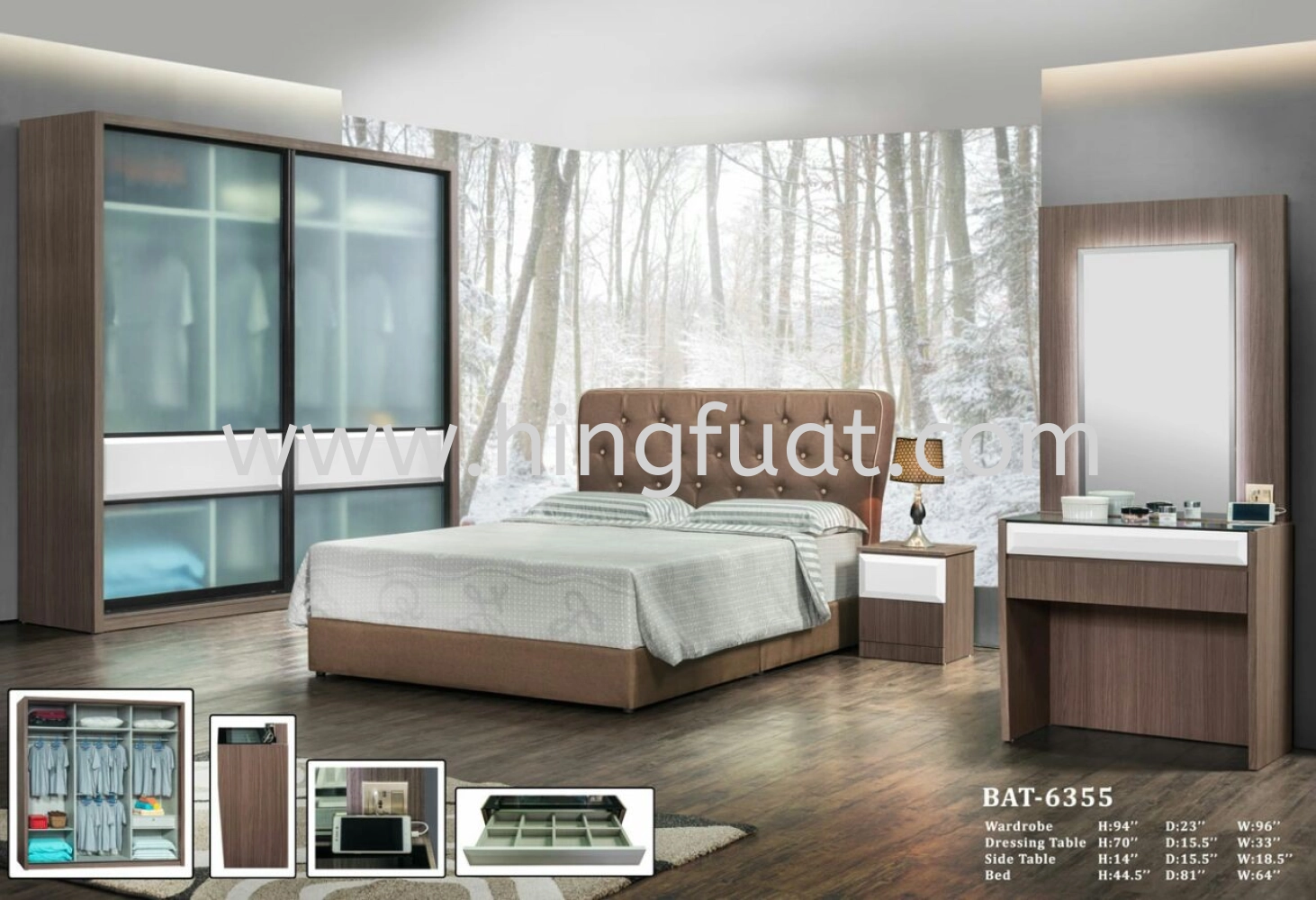 6355 Bedroom set