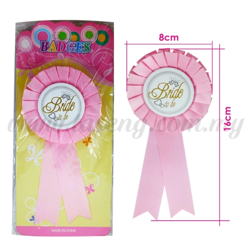 Badges Bride *Pink (DU-BAD-01P)