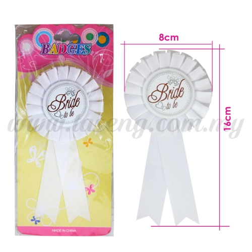 Badges Bride *White (DU-BAD-01W)