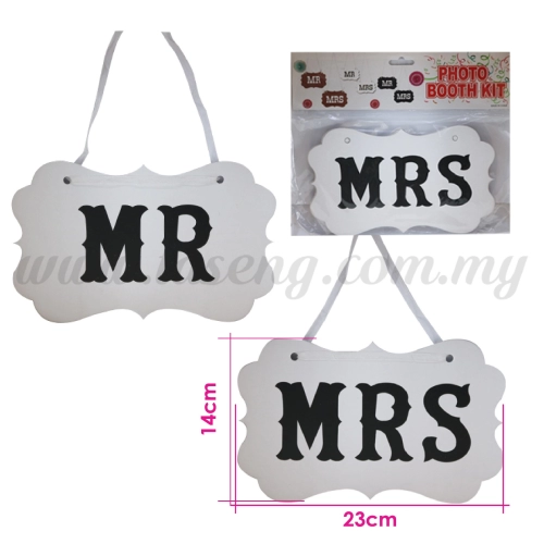 Display Board *Mr & Mrs - White (DB-WD-02W)