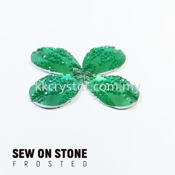 Sew On Stone, Frosted Print, 02# Teardrop, 15x22mm, Color 08#, 4pcs/pack (BUY 1 GET 1 FREE) Sew On Stone, Frosted Print  Sew On Kuala Lumpur (KL), Malaysia, Selangor, Klang, Kepong Wholesaler, Supplier, Supply, Supplies | K&K Crystal Sdn Bhd