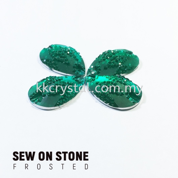 Sew On Stone, Frosted Print, 02# Teardrop, 15x22mm, Color 09#, 4pcs/pack (BUY 1 GET 1 FREE) Sew On Stone, Frosted Print  Sew On Kuala Lumpur (KL), Malaysia, Selangor, Klang, Kepong Wholesaler, Supplier, Supply, Supplies | K&K Crystal Sdn Bhd