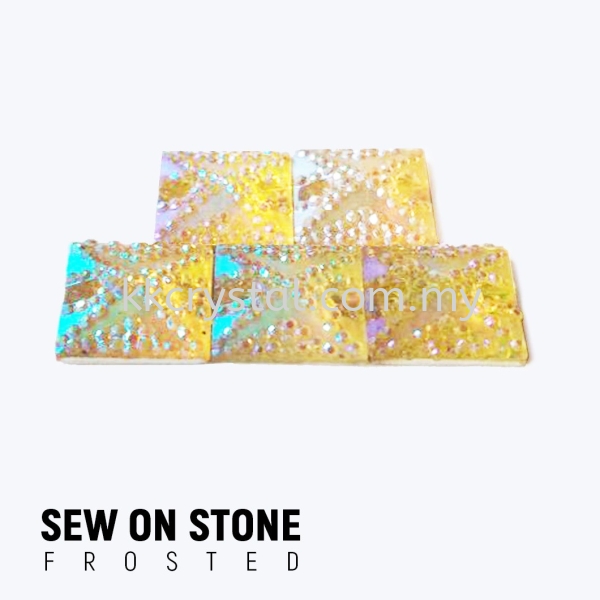 Sew On Stone, Frosted Print, 01# Square, 14x14mm, Color 57#, 5pcs/pack (BUY 1 GET 1 FREE) Sew On Stone, Frosted Print Sew On Kuala Lumpur (KL), Malaysia, Selangor, Klang, Kepong Wholesaler, Supplier, Supply, Supplies | K&K Crystal Sdn Bhd