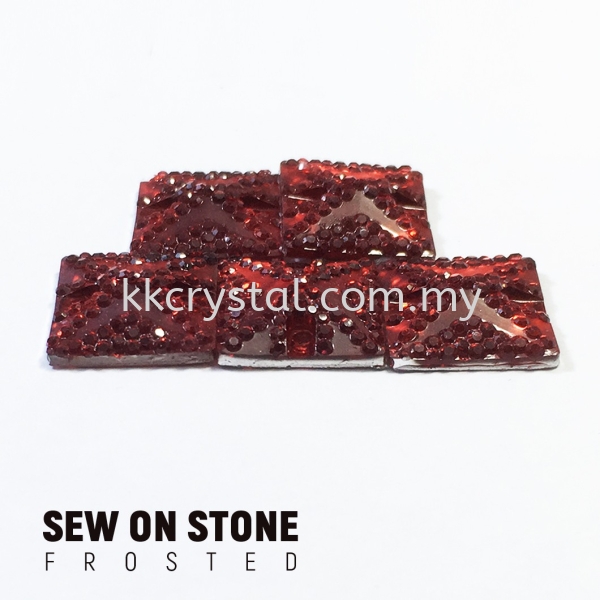 Sew On Stone, Frosted Print, 01# Square, 14x14mm, Color 16#, 5pcs/pack (BUY 1 GET 1 FREE) Sew On Stone, Frosted Print Sew On Kuala Lumpur (KL), Malaysia, Selangor, Klang, Kepong Wholesaler, Supplier, Supply, Supplies | K&K Crystal Sdn Bhd