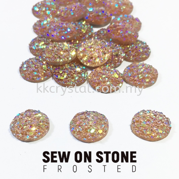 Sew On Stone, Frosted, Code 03# Round, 10mm, 001# Light Peach2x, 25pcs/pack (BUY 1 GET 1 FREE) Sew On Stone, Frosted Sew On Kuala Lumpur (KL), Malaysia, Selangor, Klang, Kepong Wholesaler, Supplier, Supply, Supplies | K&K Crystal Sdn Bhd