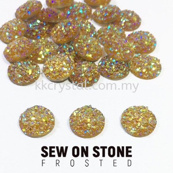 Sew On Stone, Frosted, Code 03# Round, 10mm, 004# Light Topaz2x, 25pcs/pack (BUY 1 GET 1 FREE) Sew On Stone, Frosted Sew On Kuala Lumpur (KL), Malaysia, Selangor, Klang, Kepong Wholesaler, Supplier, Supply, Supplies | K&K Crystal Sdn Bhd