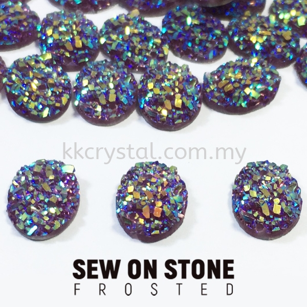 Sew On Stone, Frosted, Code 01# Oval, 8*10mm, 002#Tanzanite2x, 25pcs/pack (BUY 1 GET 1 FREE) Sew On Stone, Frosted Sew On Kuala Lumpur (KL), Malaysia, Selangor, Klang, Kepong Wholesaler, Supplier, Supply, Supplies | K&K Crystal Sdn Bhd