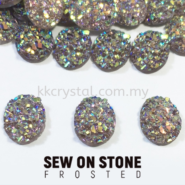 Sew On Stone, Frosted, Code 01# Oval, 8*10mm, 008# Violet 2X, 25pcs/pack (BUY 1 GET 1 FREE) Sew On Stone, Frosted Sew On Kuala Lumpur (KL), Malaysia, Selangor, Klang, Kepong Wholesaler, Supplier, Supply, Supplies | K&K Crystal Sdn Bhd