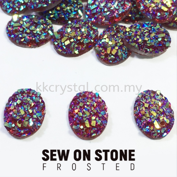 Sew On Stone, Frosted, Code 01# Oval, 8*10mm, 006# Light Siam 2X, 25pcs/pack (BUY 1 GET 1 FREE) Sew On Stone, Frosted Sew On Kuala Lumpur (KL), Malaysia, Selangor, Klang, Kepong Wholesaler, Supplier, Supply, Supplies | K&K Crystal Sdn Bhd