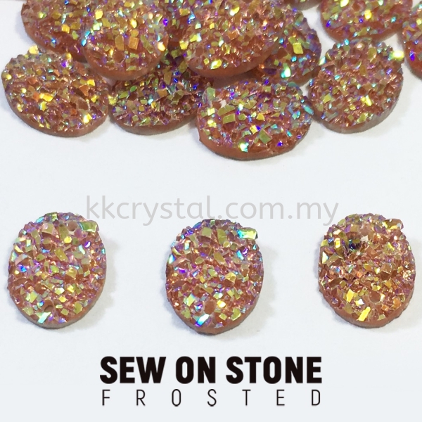 Sew On Stone, Frosted, Code 01# Oval, 8*10mm, 007# Light Rose 2X, 25pcs/pack (BUY 1 GET 1 FREE) Sew On Stone, Frosted Sew On Kuala Lumpur (KL), Malaysia, Selangor, Klang, Kepong Wholesaler, Supplier, Supply, Supplies | K&K Crystal Sdn Bhd