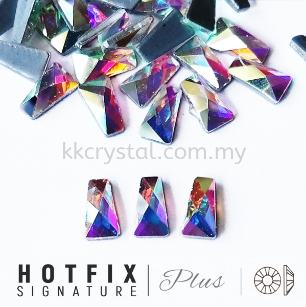 Signature PLUS, Special Shape, Code 826# Wing Flat Back, 3.5x6mm, Crystal AB, 144pcs/pkt Hotfix Signature PLUS - Special Shape Hotfix Kuala Lumpur (KL), Malaysia, Selangor, Klang, Kepong Wholesaler, Supplier, Supply, Supplies | K&K Crystal Sdn Bhd