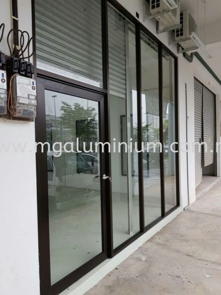  Swing Door Aluminium Door Johor Bahru (JB), Johor. Design, Installation, Supply | MG Aluminium & Glass Works