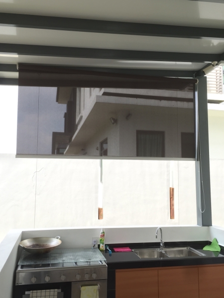  Balcony Outdoor Roller Blind Johor Bahru (JB), Malaysia, Tampoi Supplier, Suppliers, Supplies, Supply | Kim Curtain Design Sdn Bhd