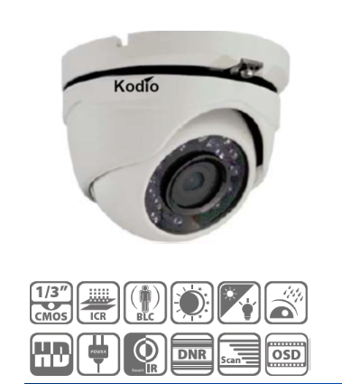 HD1080p IR Dome Camera (HD1080IR) Kodio HD-TVI CCTV CCTV Selangor, Malaysia, Kuala Lumpur (KL), Puchong Supplier, Installation, Supply, Supplies | Unique Amp Sdn Bhd