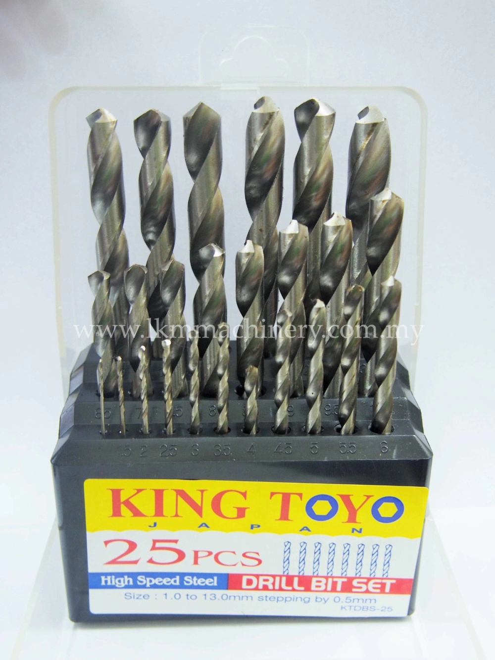 King Toyo Metal Drill Bit 25pcs KTMDB25PCS