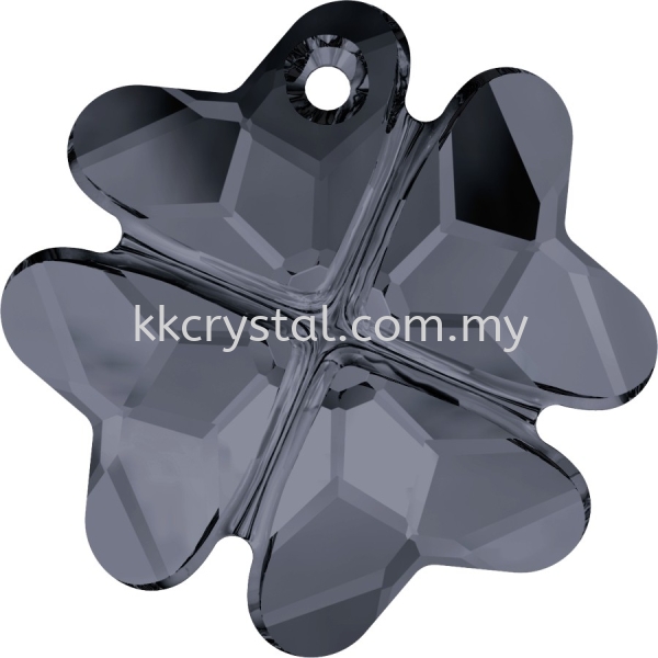 SW 6764 Clover Pendant, 28mm, Crystal Silver Night (001 SINI), 1pcs/pack 6764 Clover Pendant Pendants  SW Crystal Collections  Kuala Lumpur (KL), Malaysia, Selangor, Klang, Kepong Wholesaler, Supplier, Supply, Supplies | K&K Crystal Sdn Bhd