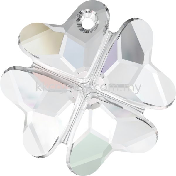 SW 6764 Clover Pendant, 19mm, Crystal AB (001 AB), 1pcs/pack 6764 Clover Pendant Pendants SW Crystal Collections Kuala Lumpur (KL), Malaysia, Selangor, Klang, Kepong Wholesaler, Supplier, Supply, Supplies | K&K Crystal Sdn Bhd