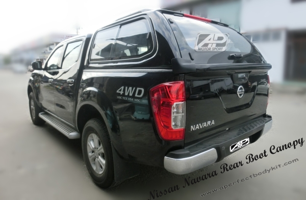 Nissan Navara Rear Boot Canopy  Navara Nissan  Johor Bahru JB Malaysia Body Kits | A Perfect Motor Sport