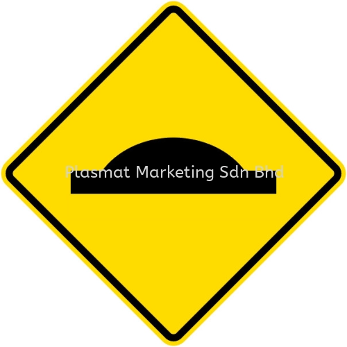 REFLECTIVE AWAS BONGGOL SIGN | CAUTION! HUMP ROAD SIGN | PAPAN TANDA JALAN | PAPAN IKLAN