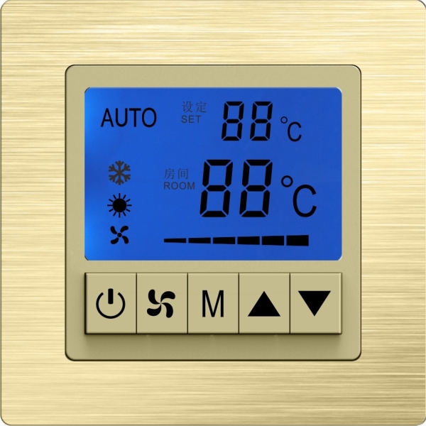 Hotel Air-Cond Controller Champagne Colour M7 Series Brush Metal - Electrical Switches & Sockets Electrical Switches & Socket Selangor, Malaysia, Kuala Lumpur (KL), Subang Jaya Supplier, Suppliers, Supply, Supplies | Teamcore Resources Sdn Bhd