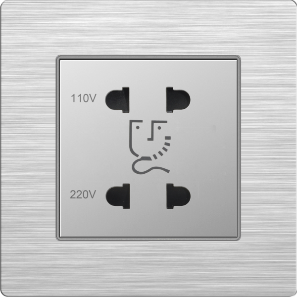 Hotel Electrical Sockets Silver Colour M7 Series Brush Metal - Electrical Switches & Sockets Electrical Switches & Socket Selangor, Malaysia, Kuala Lumpur (KL), Subang Jaya Supplier, Suppliers, Supply, Supplies | Teamcore Resources Sdn Bhd