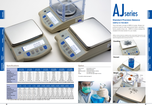 DIGITAL BALANCE SCALE SINKO DENSHI AJ SERIES Analytical Balance Scale Weighing Scales Kuala Lumpur (KL), Malaysia, Selangor, Johor Bahru (JB), Puchong, Johor Jaya Supplier, Suppliers, Supply, Supplies | V&C Infinity Enterprise Sdn Bhd