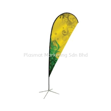 FLAG BANNER 5METER (SF5B) - TEAR DROP SHAPE