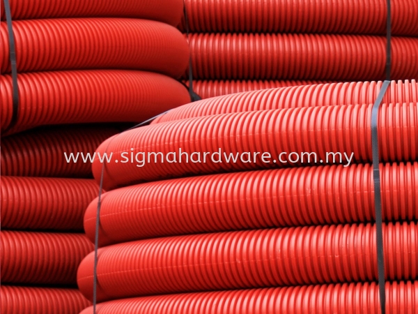 HDPE Corrugated Cable Pipe Electrical & Telecommunication Pipes Selangor, Malaysia, Kuala Lumpur (KL), Ampang Supplier, Suppliers, Supply, Supplies | SIGMA Hardware Sdn Bhd