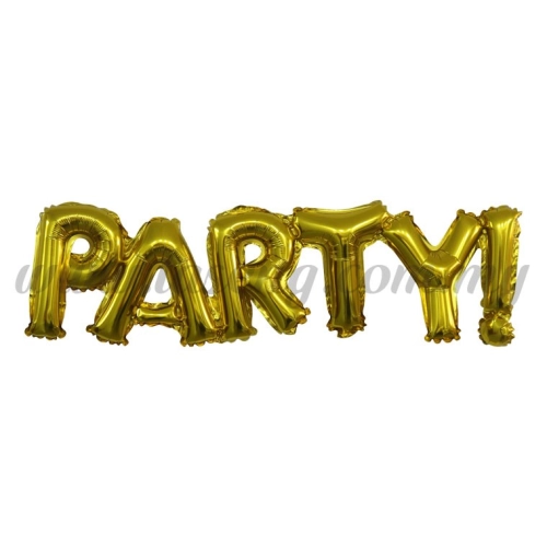 Foil Balloon * Party - Gold (FB-QX839G)