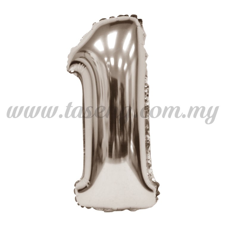 16inch Foil Balloon Number 1 - Rose Gold (FB-16-1RG)