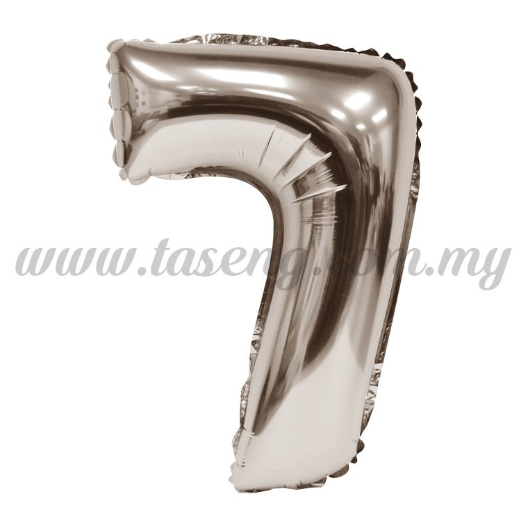 16inch Foil Balloon Number 7 - Rose Gold (FB-16-7RG)