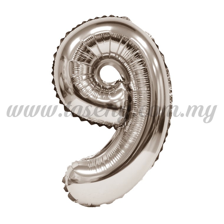 16inch Foil Balloon Number 9 - Rose Gold (FB-16-9RG)