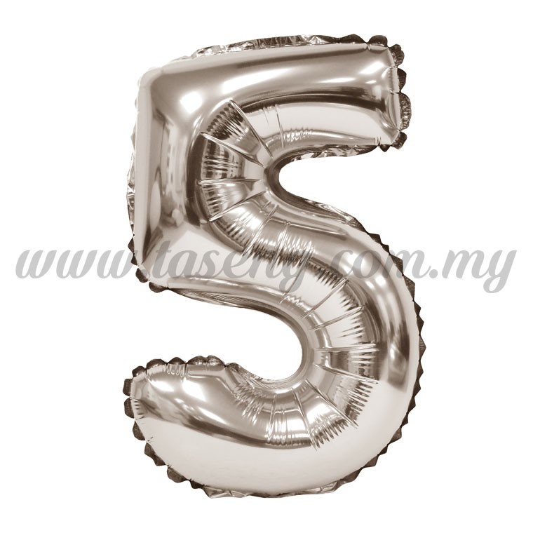 16inch Foil Balloon Number 5 - Rose Gold (FB-16-5RG)
