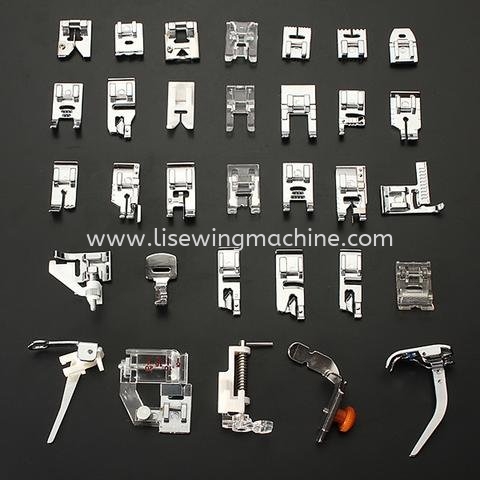 1 set 32 pcs presser foot for portable sewing machine