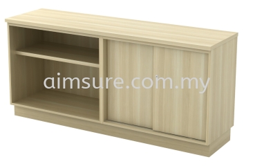 Open Shelf + Sliding Door Low Cabinet (AIM7160YOS)