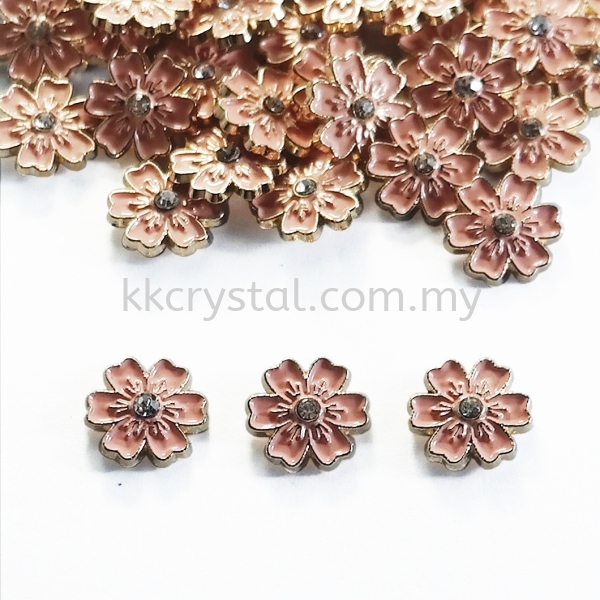 Iron On Metal, Code 17-90#, 47# Peach, 50pcs/pack  Iron On Metal Iron on Metal / Patch Kuala Lumpur (KL), Malaysia, Selangor, Klang, Kepong Wholesaler, Supplier, Supply, Supplies | K&K Crystal Sdn Bhd