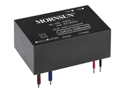 LDE03-20B03W Small Dimension LD Series AC/DC Converter Mornsun Singapore Distributor, Supplier, Supply, Supplies | Mobicon-Remote Electronic Pte Ltd