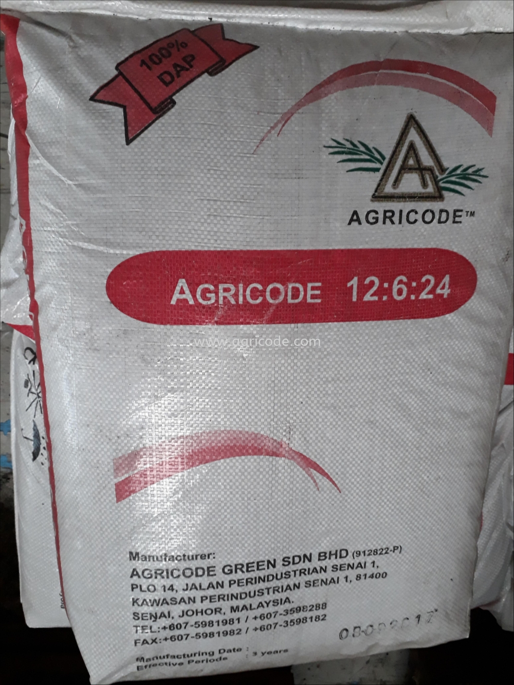 AGRICODE COMPUND FERTILIZER NPK 12:6:24